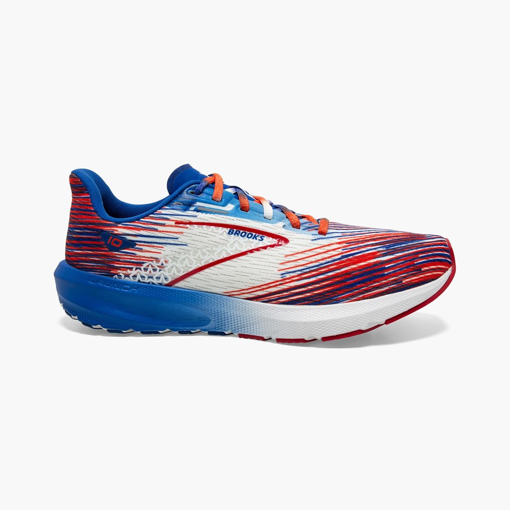 Chaussures Running Route Brooks Launch 10 Bleu Bleu Femme | GRY-3849108